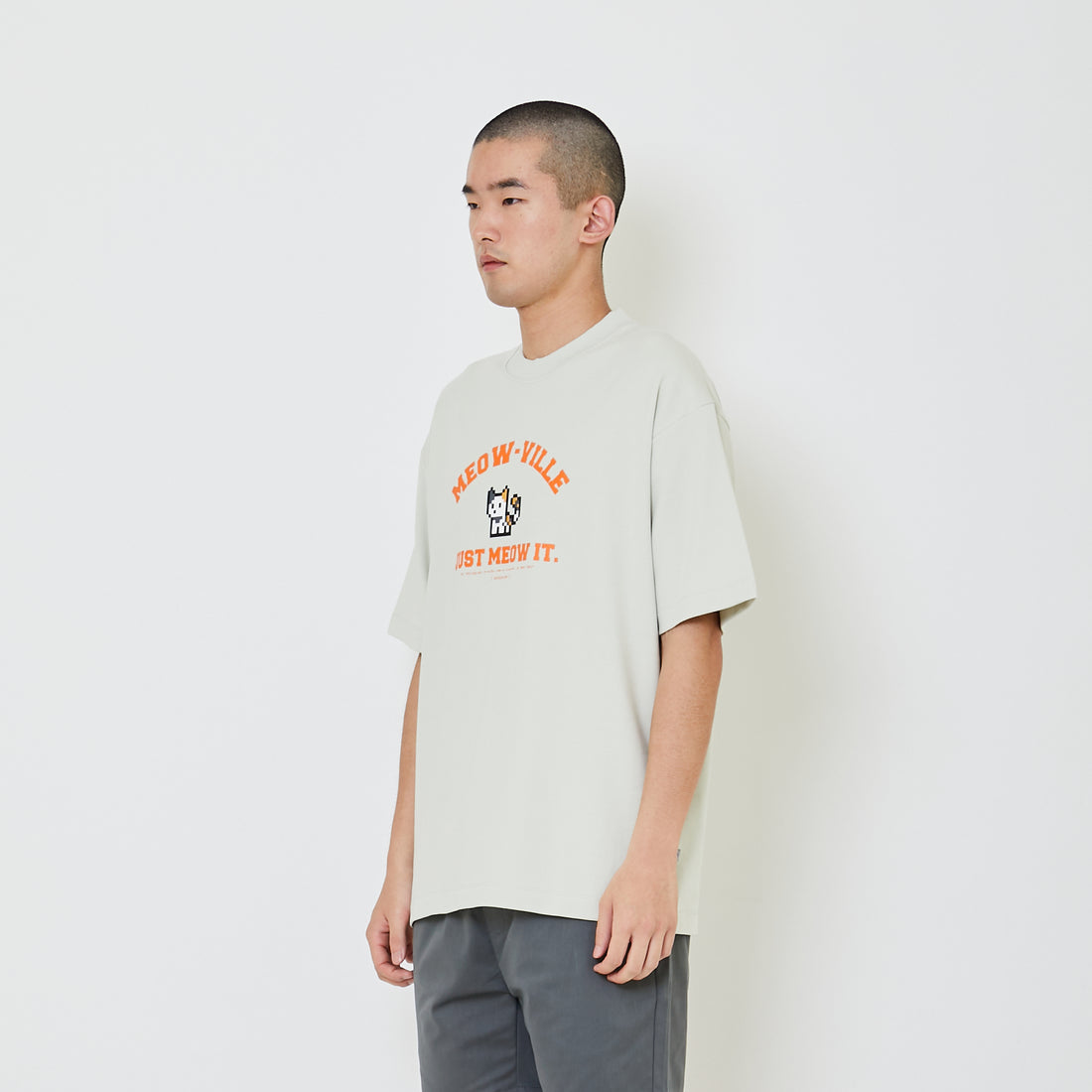 Men Printed Oversized Tee - SM2404073