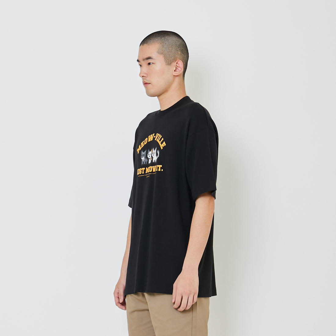 Men Printed Oversized Tee - SM2404073