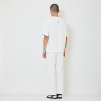 Men Waffle Knit Cargo Pants - Off White - SM2404078A