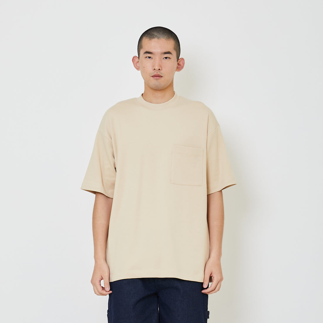 Men Essential Oversized Pocket Tee - SM2405079