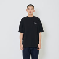 Men Printed Oversized Tee - Black - SM2405080D