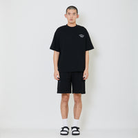 Men Pique Cargo Shorts - Black - SM2405083C