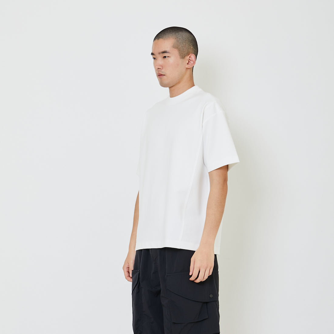 Men Oversized Top - Off White - SM2405084A