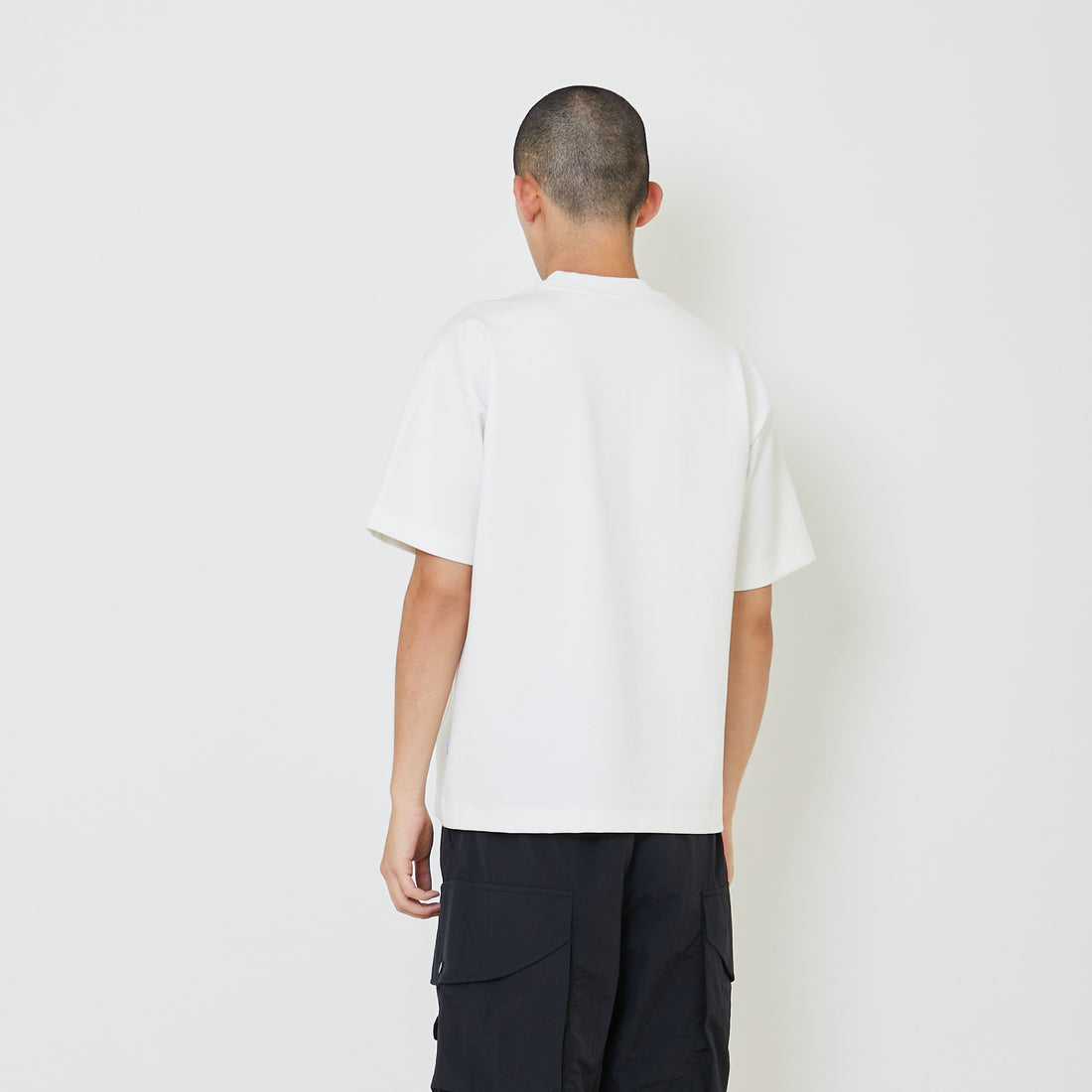 Men Oversized Top - Off White - SM2405084A