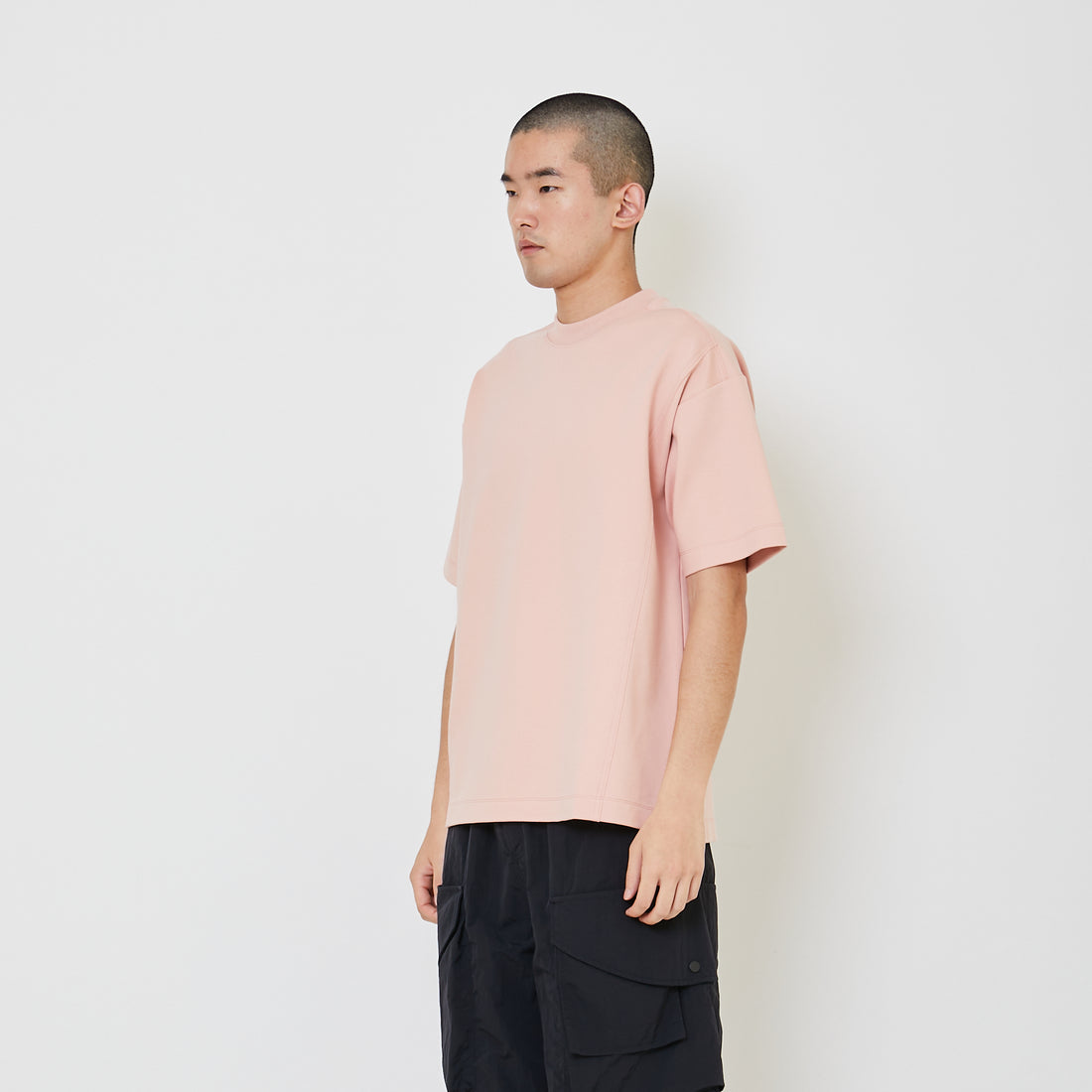 Men Oversized Top - Light Pink - SM2405084B