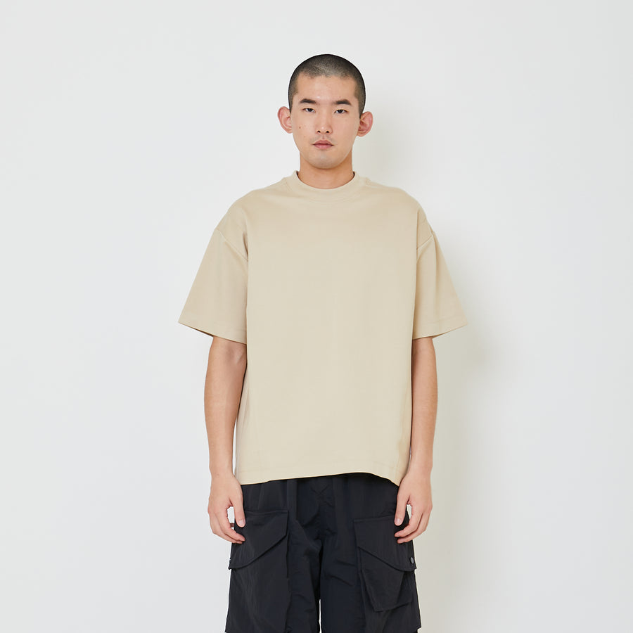 Men Oversized Top - Beige - SM2405084C