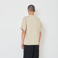 Men Oversized Top - Beige - SM2405084C