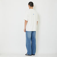 Men Wide Leg Long Jeans - Light Blue - SM2405088A