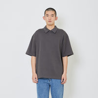 Men Oversized Polo Tee - Metal - SM2405089C