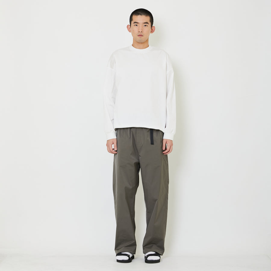 Men Nylon Pants - Dark Grey - SM2405093A