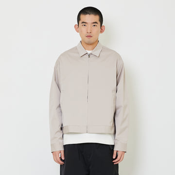 Men Oversized Nylon Shirt - Khaki - SM2405094A