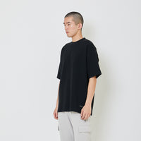 Men Oversized Neoprene Top - Black - SM2406098D