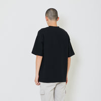 Men Oversized Neoprene Top - Black - SM2406098D