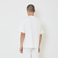 Men Oversized Pique Top - Off White - SM2406099A