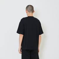 Men Oversized Pique Top - Black - SM2406099D