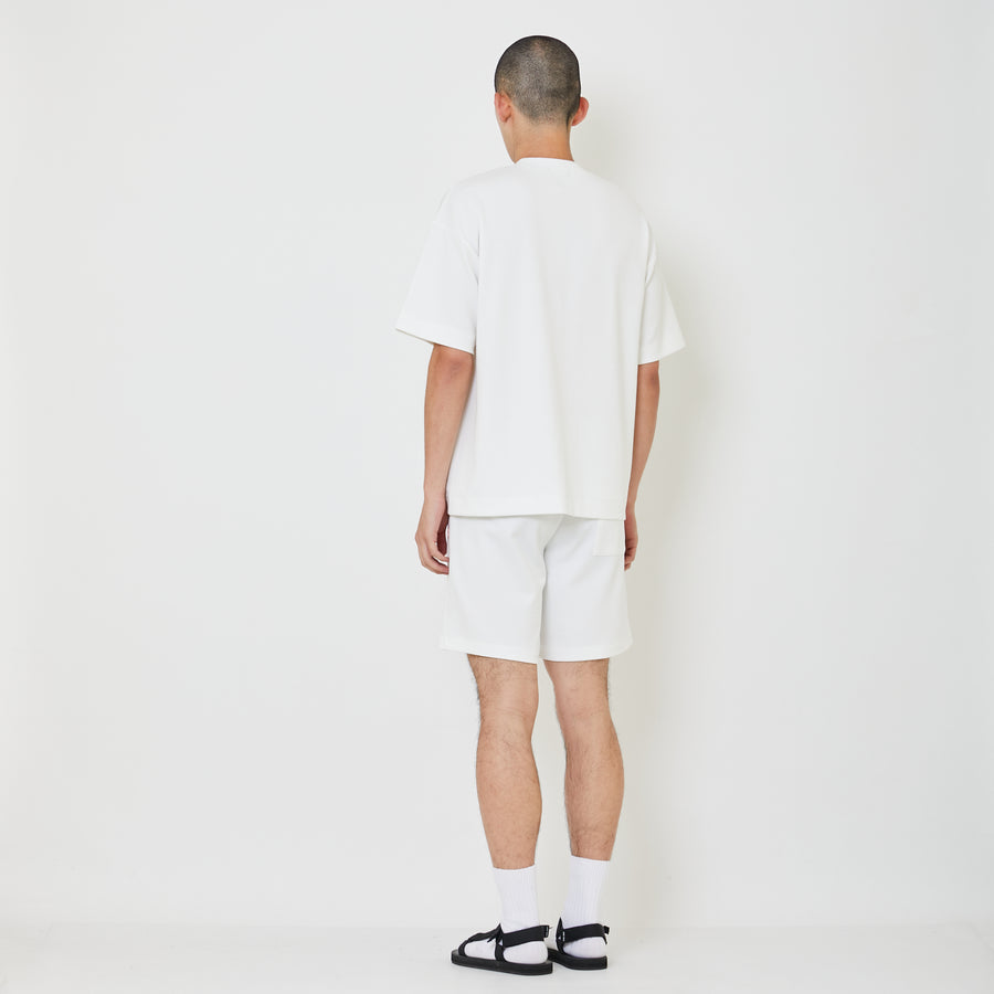 Men Pique Shorts - Off White - SM2406100A