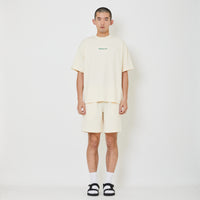 Men Pique Shorts - Cream - SM2406100B