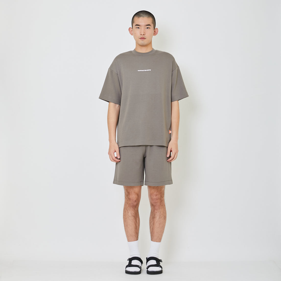 Men Pique Shorts - Army Green - SM2406100C