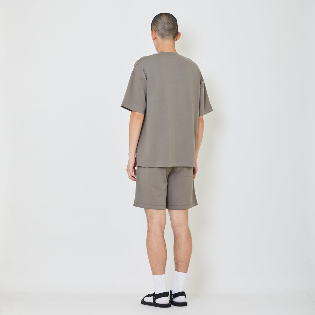 Men Pique Shorts - Army Green - SM2406100C