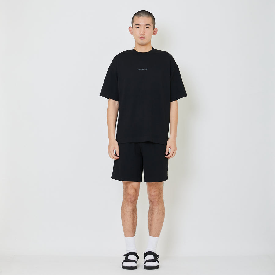 Men Pique Shorts - Black - SM2406100D