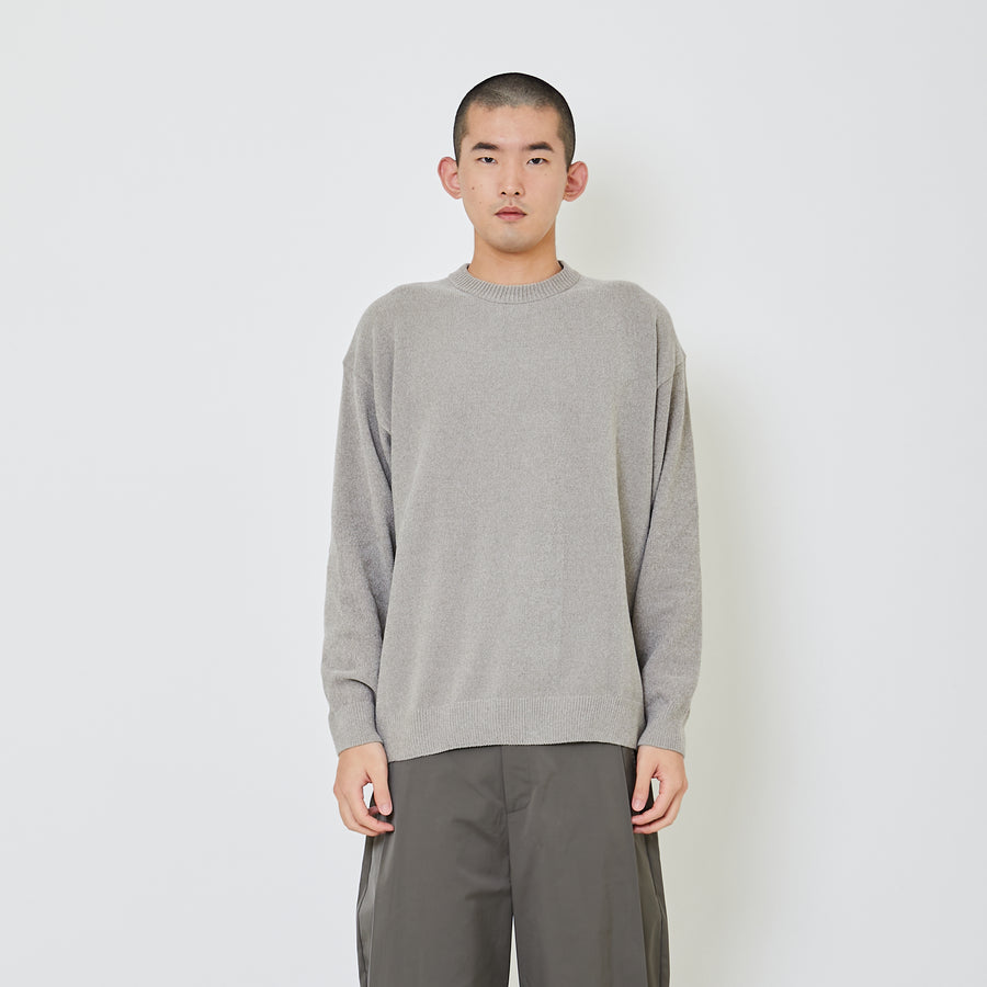 Men Oversized Sweater - Army Green - SM2406102B