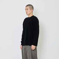 Men Oversized Sweater - Black - SM2406102C