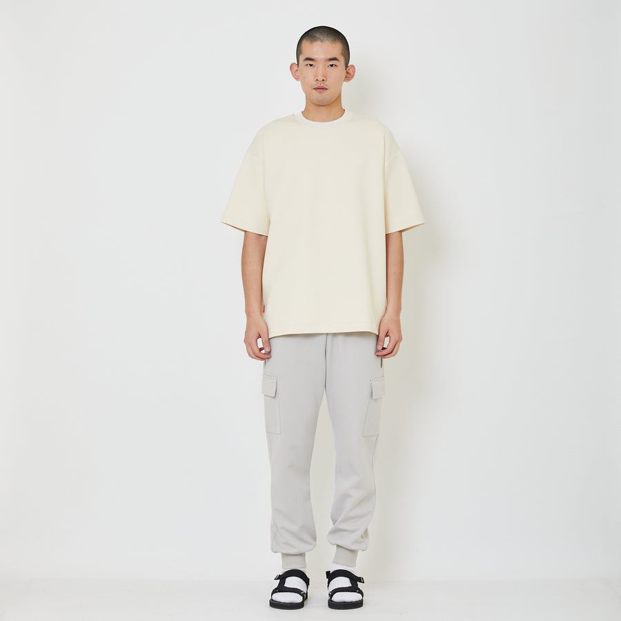 Men Cargo Sweatpants - Light Grey - SM2406104A