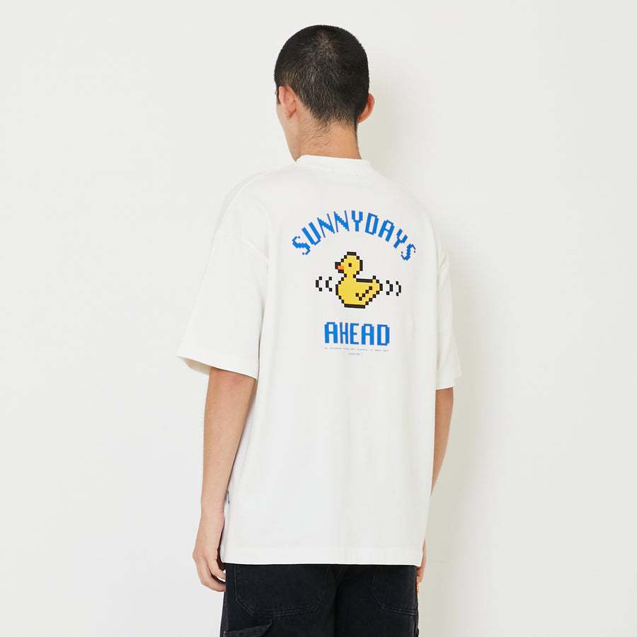 Men Printed Oversized Tee - SM2406107