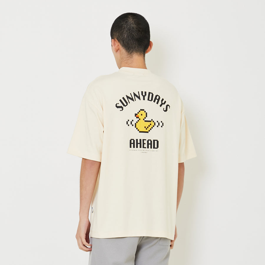 Men Printed Oversized Tee - SM2406107