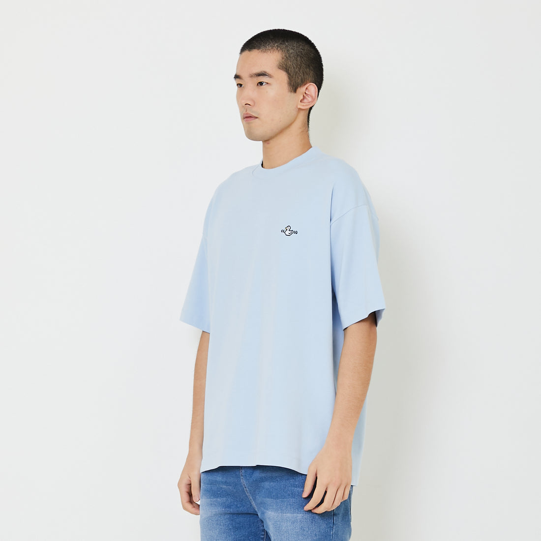 Men Embroidery Oversized Tee - SM2406108