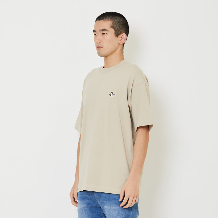 Men Embroidery Oversized Tee - SM2406108