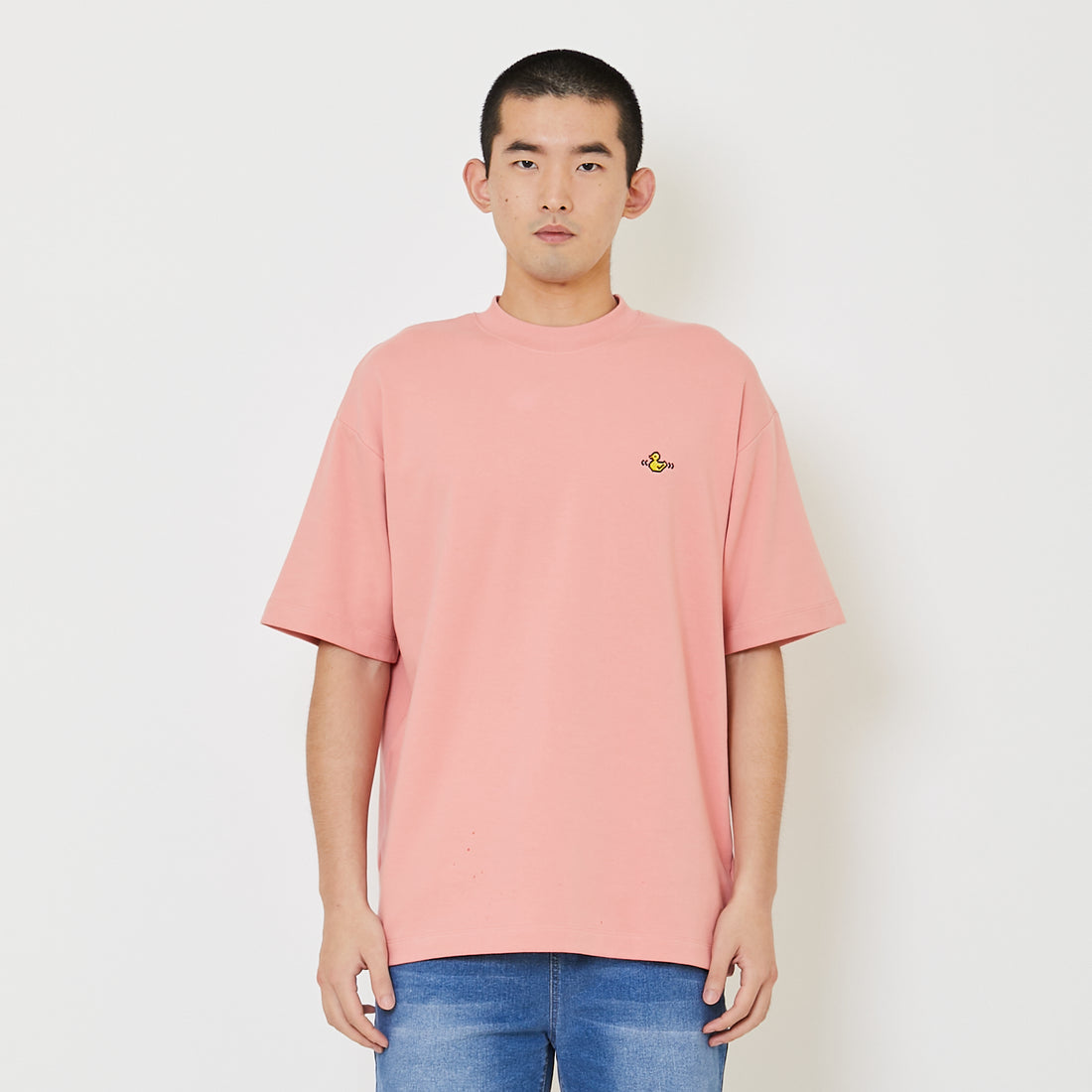 Men Embroidery Oversized Tee - SM2406108