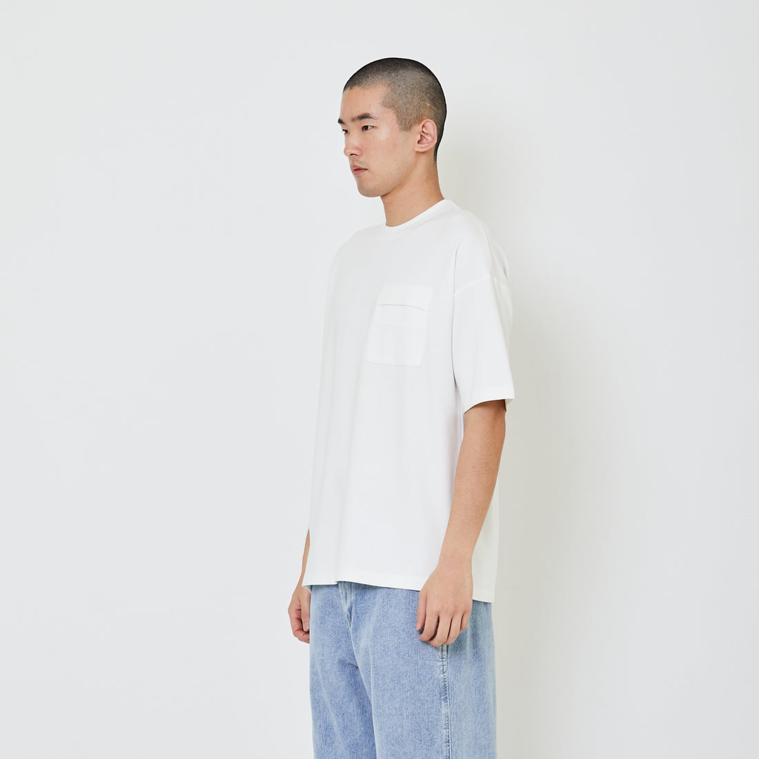 Men Essential Ultra-Wide Pocket Tee - SM2406113