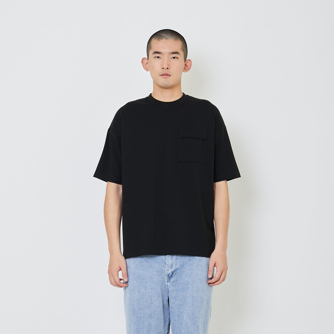 Men Essential Ultra-Wide Pocket Tee - SM2406113