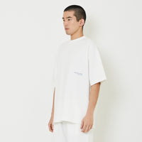 Men Printed Oversized Tee - Off White - SM2407117A