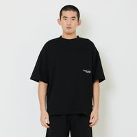 Men Printed Oversized Tee - Black - SM2407117C