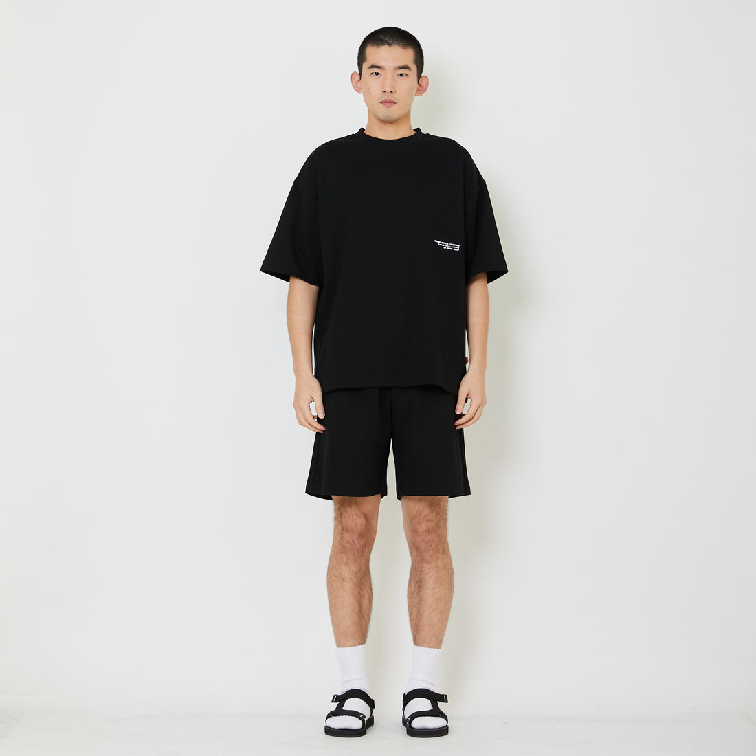 Men Sweat-Shorts - Black - SM2407118C