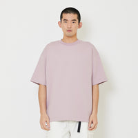 Men Oversized Neoprene Top - Dusty Purple - SM2407119B