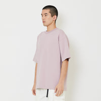 Men Oversized Neoprene Top - Dusty Purple - SM2407119B