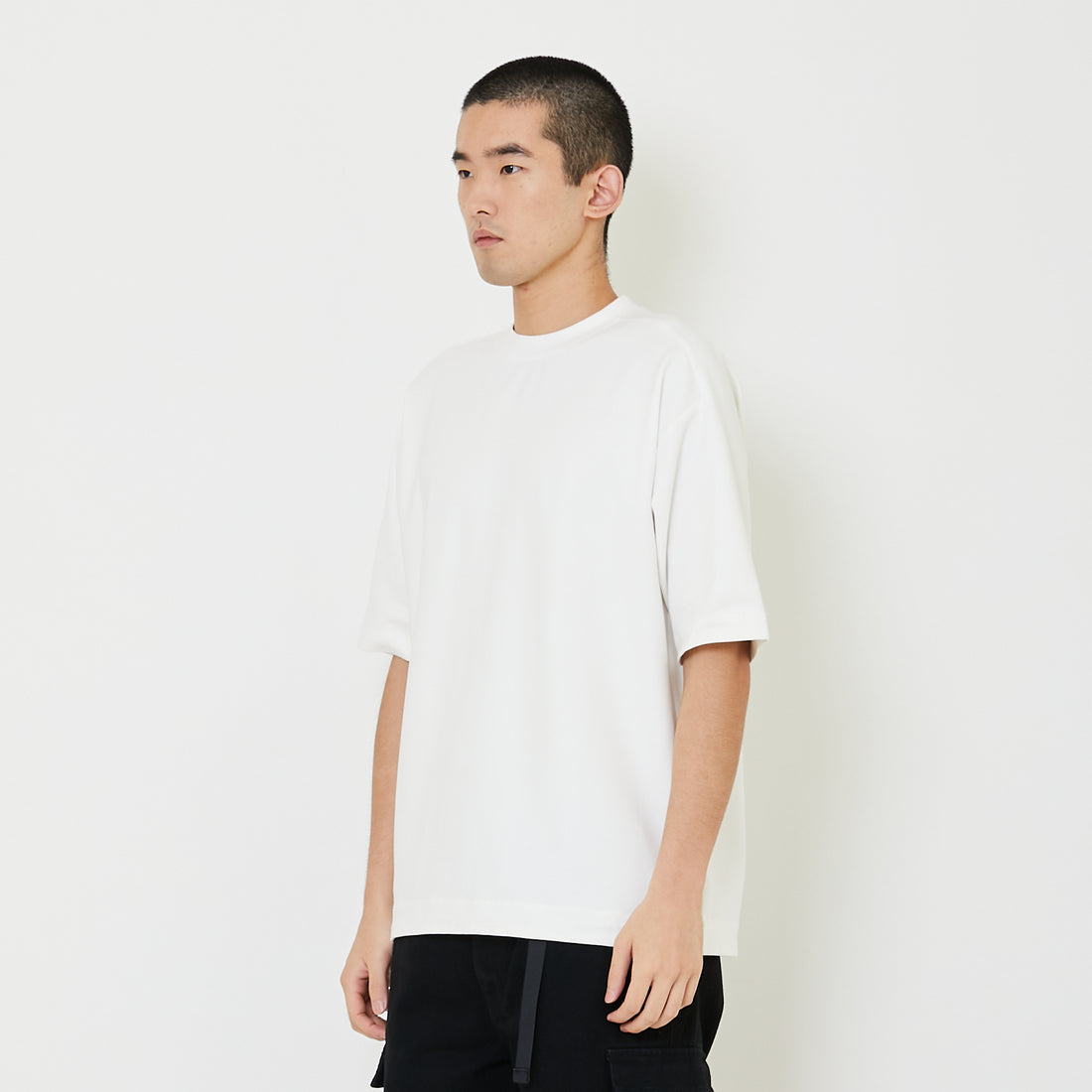 Men Raglan Sleeve Top - Off White - SM2407120A