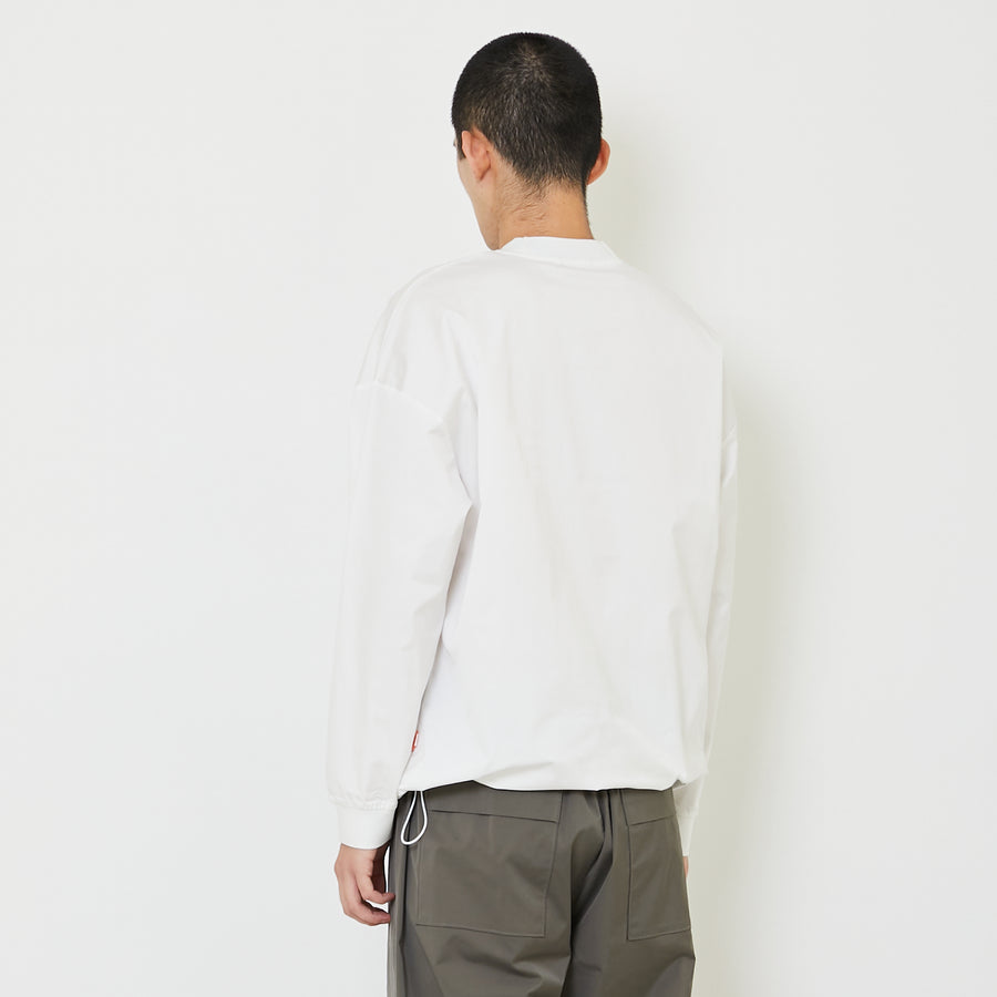 Men Oversized Sweatshirt - Off White - SM2407125A