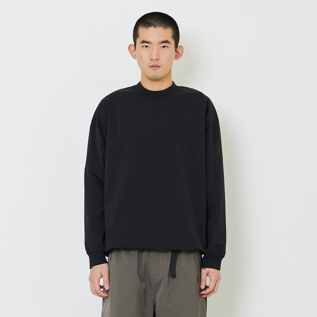 Men Oversized Sweatshirt - Black - SM2407125B