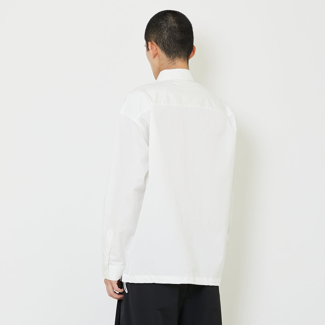 Men Oversized Shirt - Off White - SM2407127A