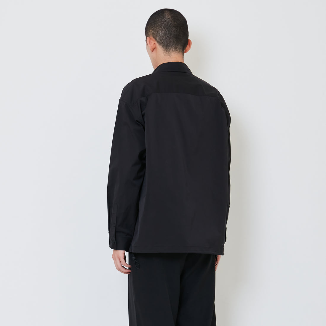 Men Oversized Shirt - Black - SM2407127C