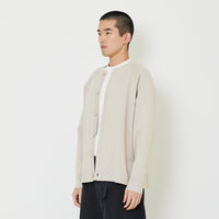 Men Oversized Cardigan - Sand - SM2407128A