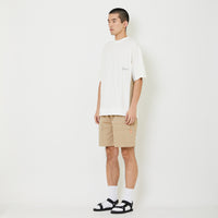 Men Twill Shorts - Dk Khaki - SM2407130A