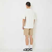 Men Twill Shorts - Dk Khaki - SM2407130A