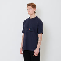 Men Graphic Tee - Navy - SM2407175D