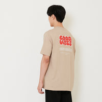 Men Graphic Tee - Dk Khaki - SM2407176C