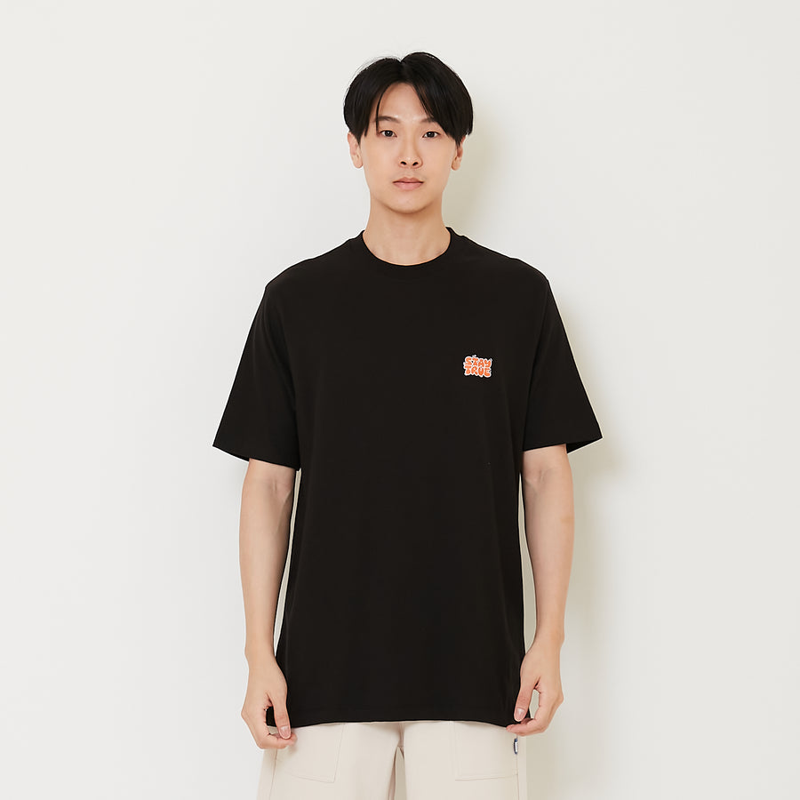 Men Graphic Tee - Black - SM2407176D